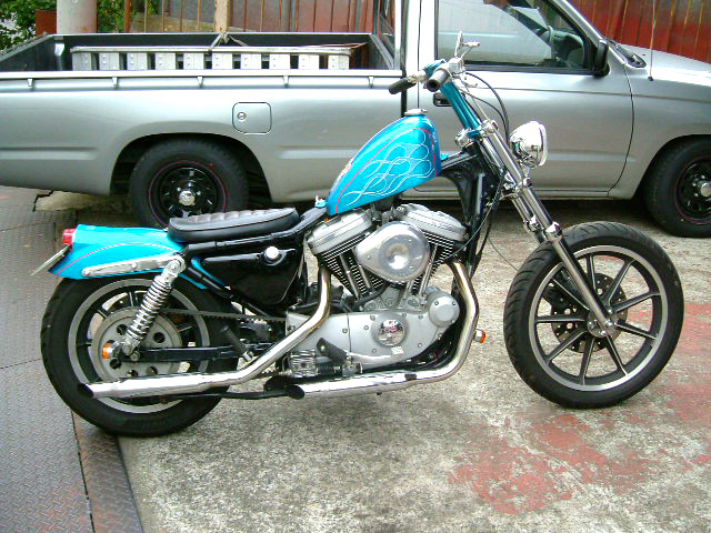 FATECH Custom Harley Davidson "BLUE THUNDER"